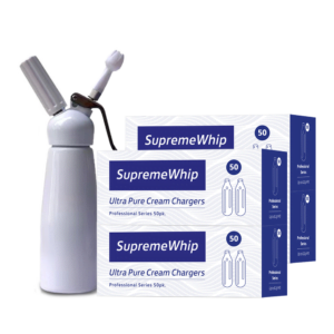 200 x SupremeWhip Cream Chargers & 0.5L Whipper