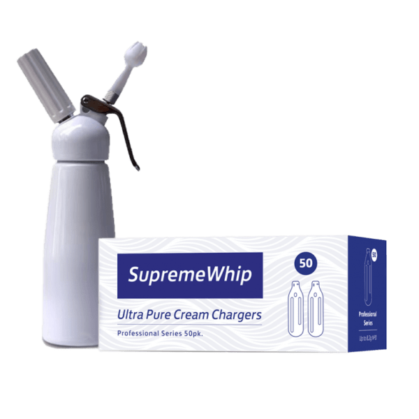 50 x SupremeWhip Cream Chargers & 0.5L Whipper