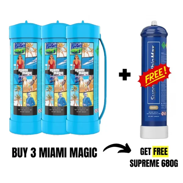 3X 3.3L Miami Magic + Free SupremeWhipMax 680G