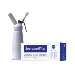 50 x SupremeWhip Cream Chargers & 0.5L Whipper