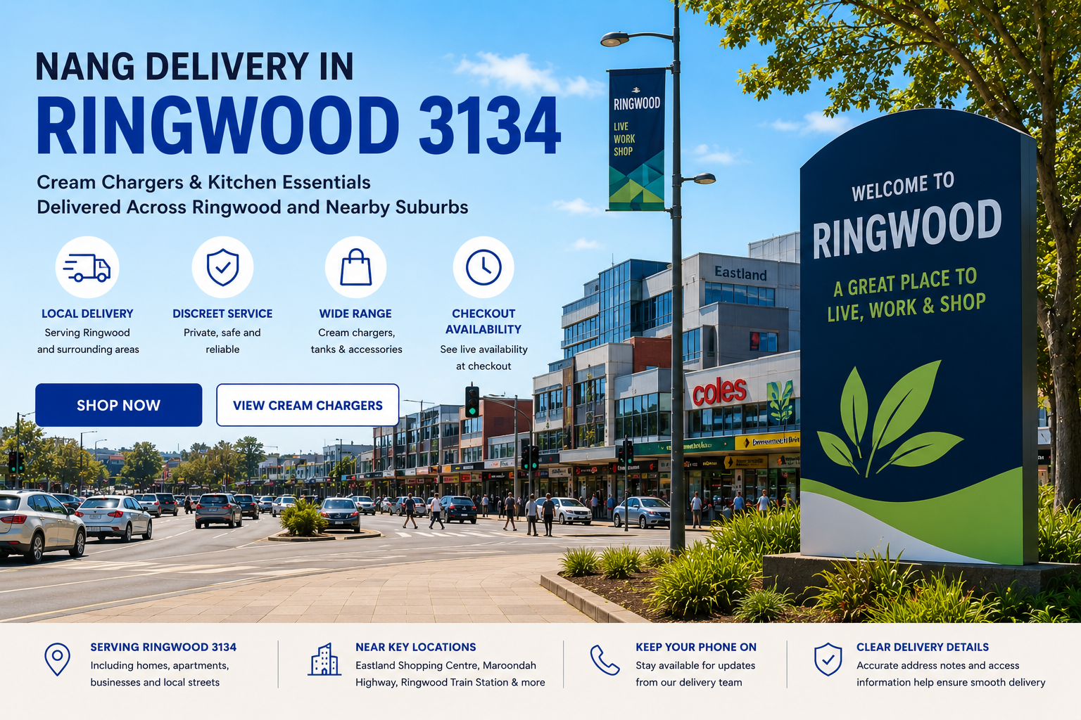 Nang delivery in Ringwood
