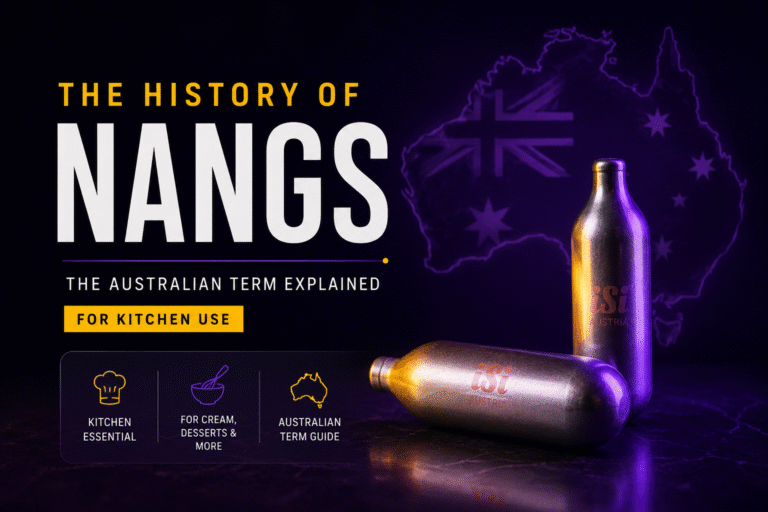 What are nangs history and meaning of the Australian term for cream chargers